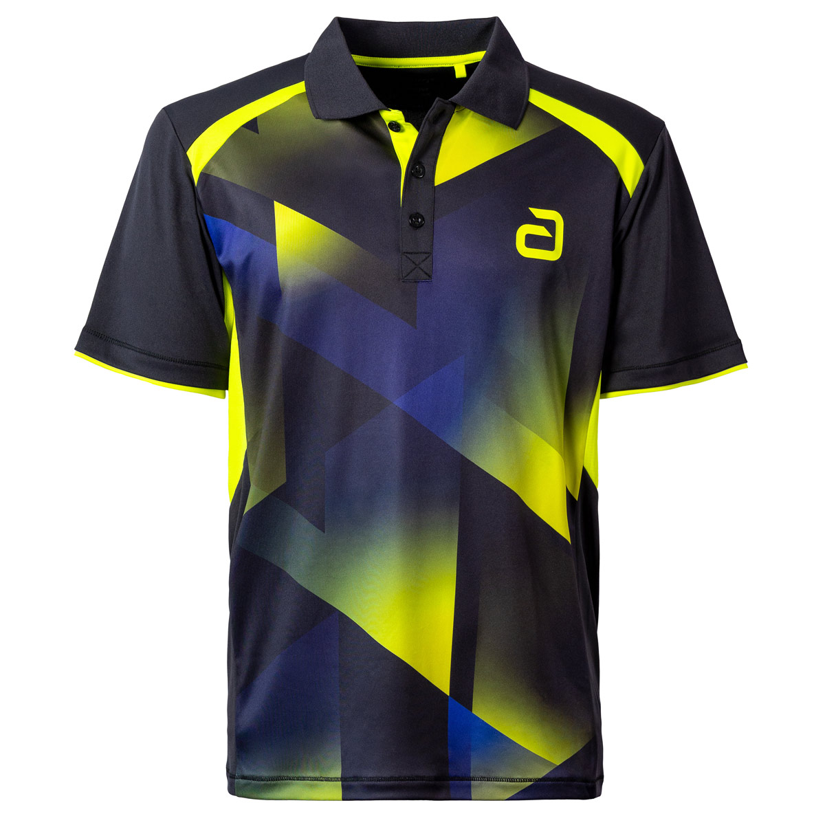 Andro Poloshirt Lanton schwarz/gelb XXL