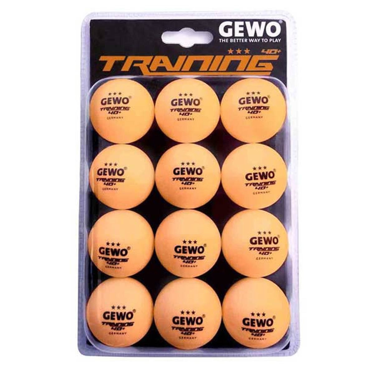 GEWO Trainingsball 40+ 12er orange