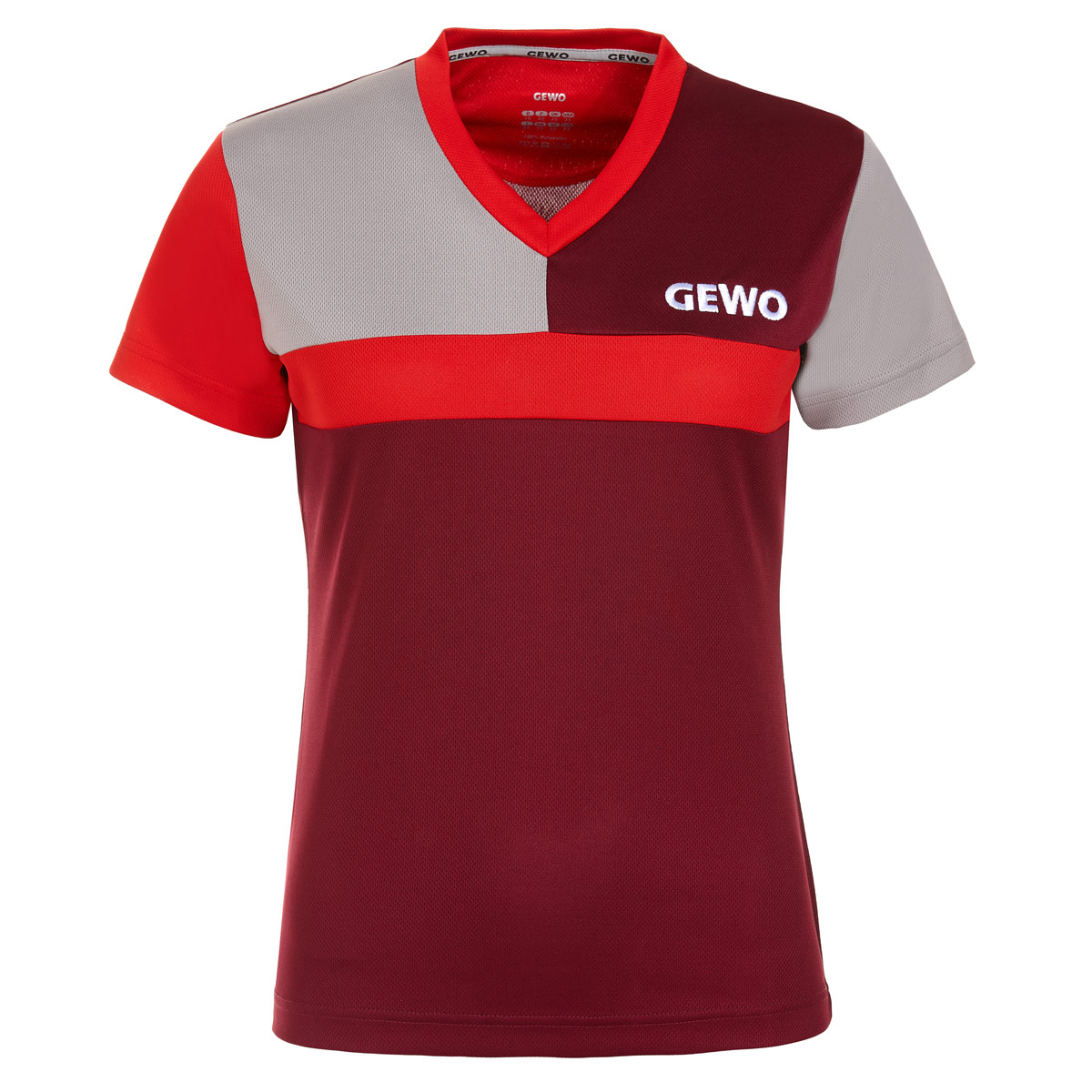 GEWO Lady-Shirt Ravenna bordeaux/rot L