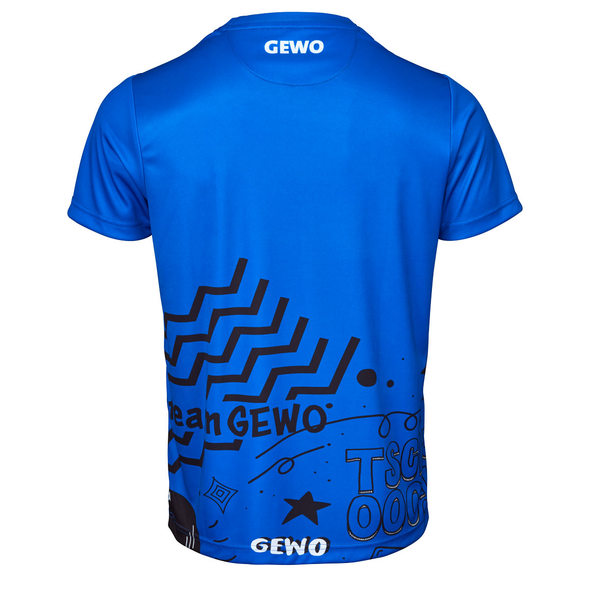 GEWO Shirt Graffiti royal XXL – Bild 2