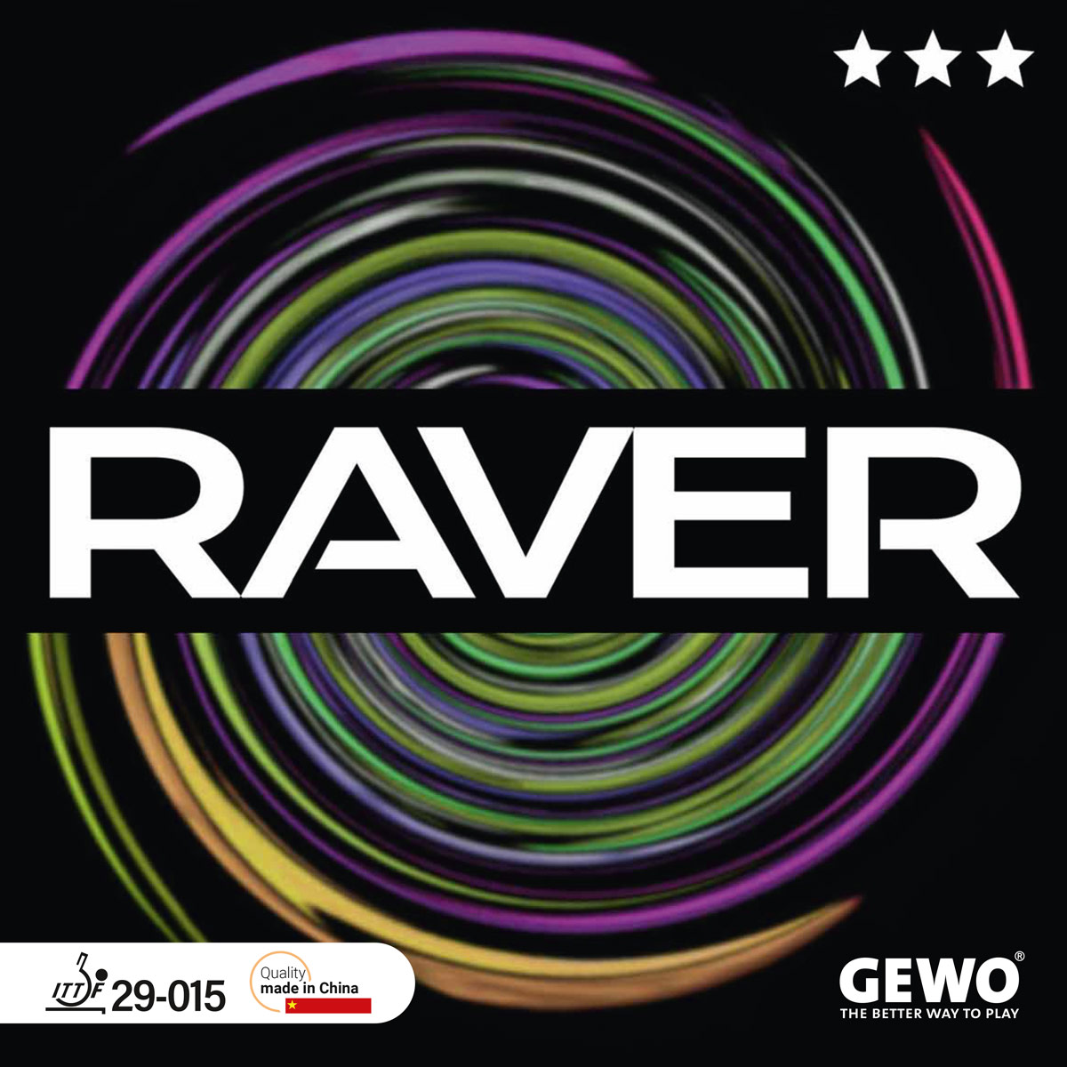 GEWO Belag Raver *** 10er Pack
