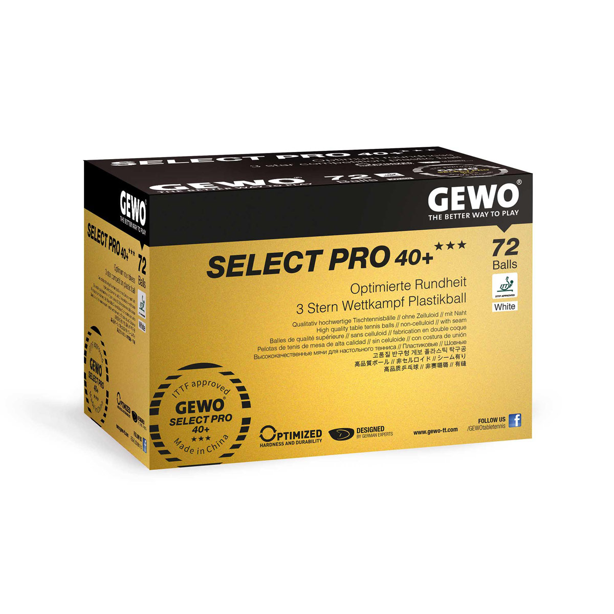 GEWO Ball Select Pro 40+ 72er