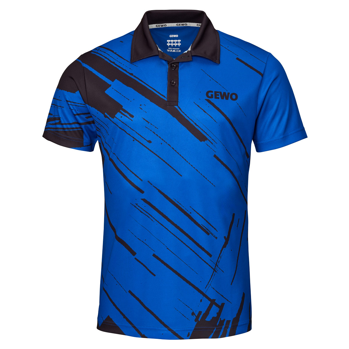 GEWO Poloshirt Atani M royal/schwarz