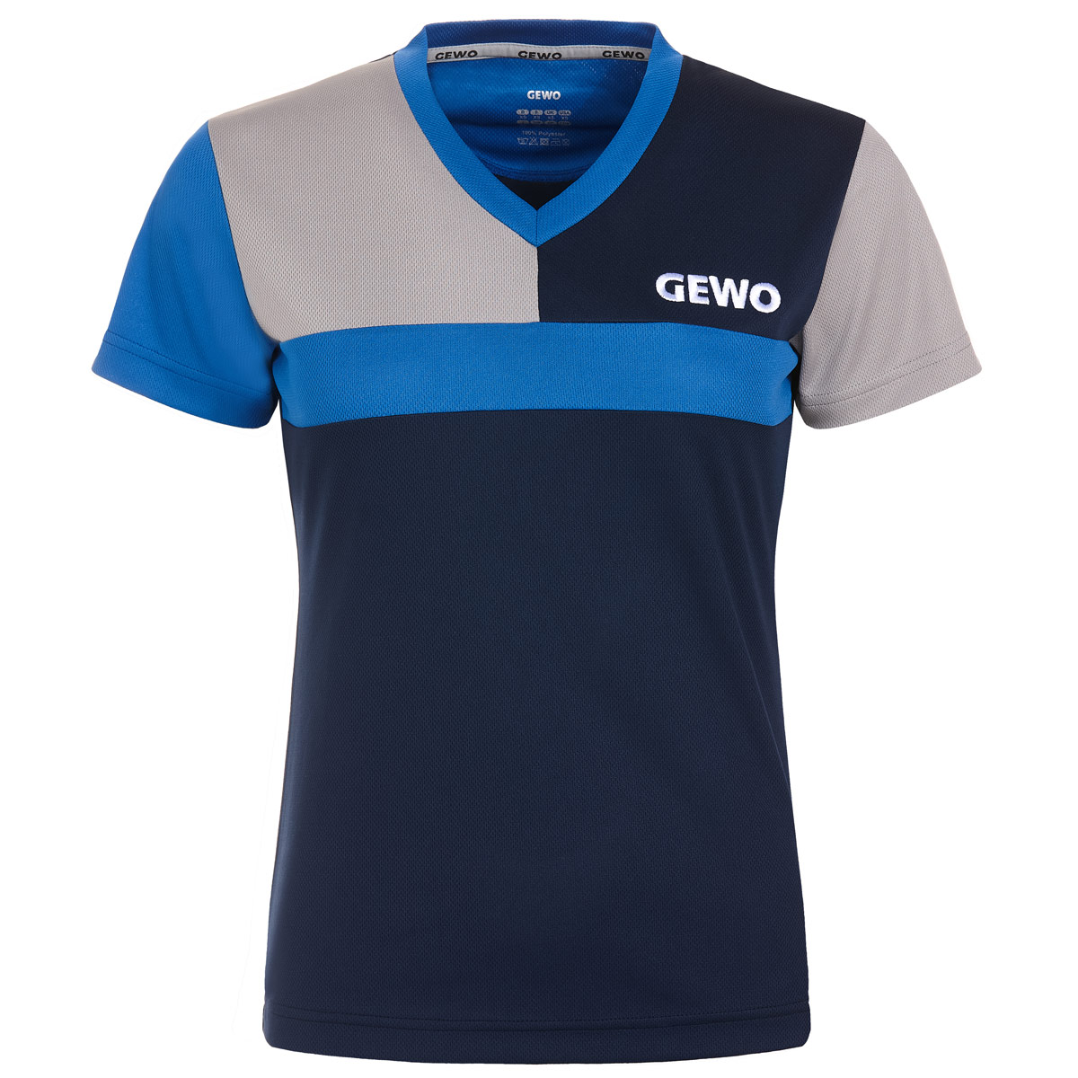 GEWO Lady-Shirt Ravenna navy/royal XS