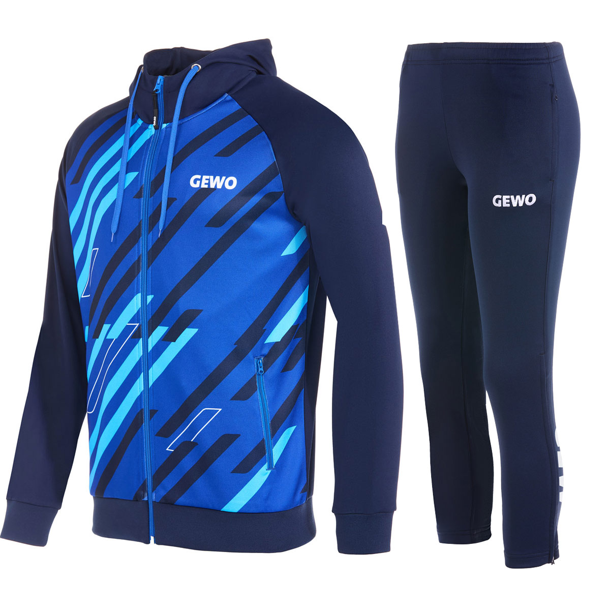 GEWO Trainingsanzug Ponza navy/royal XS