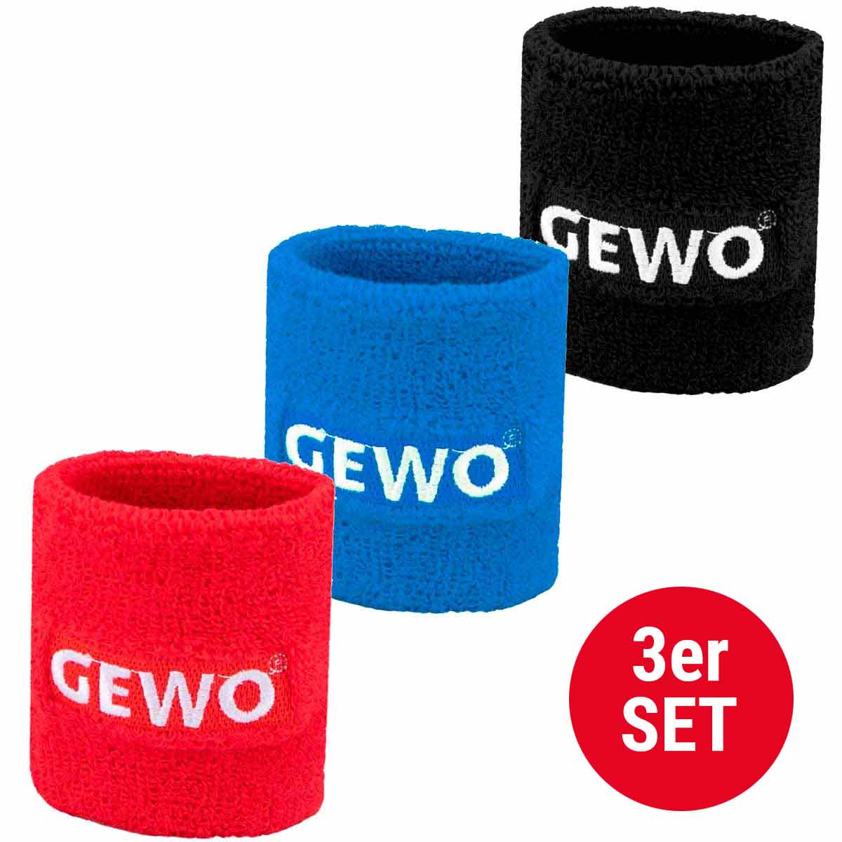 GEWO Schweißband 3er-Set