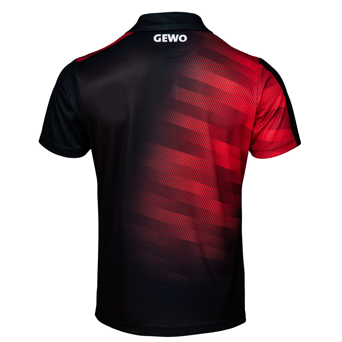 GEWO Poloshirt Tavira schwarz/rot XL – Bild 2