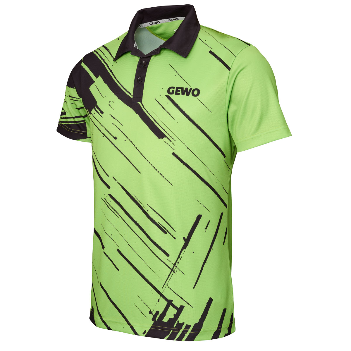 GEWO Poloshirt Atani lime/schwarz XXL – Bild 3