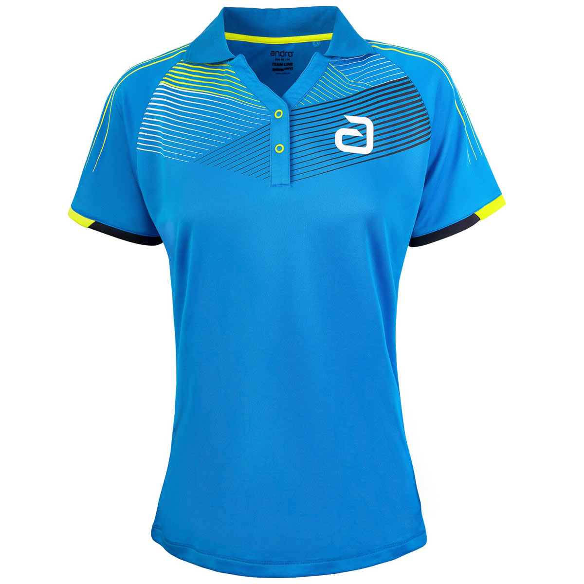 Andro Shirt Avos Women blau/gelb 44