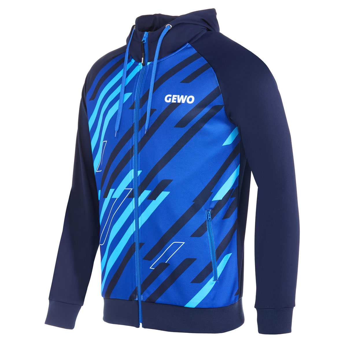 GEWO Ponza Zip-Hoodie navy/royal XXXL