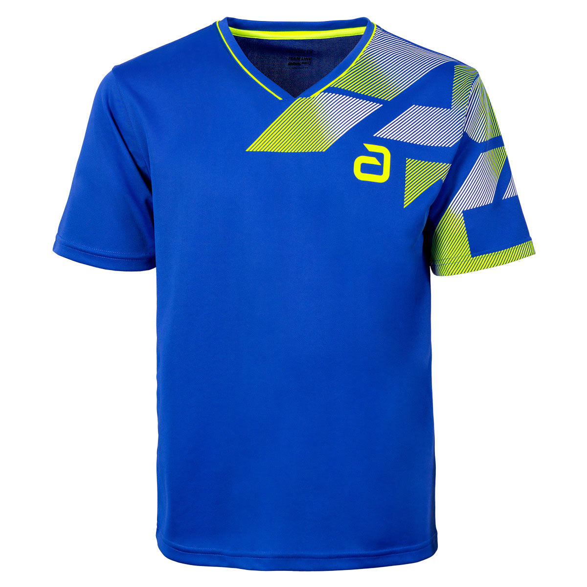 Andro Shirt Benzon blau/gelb XXS