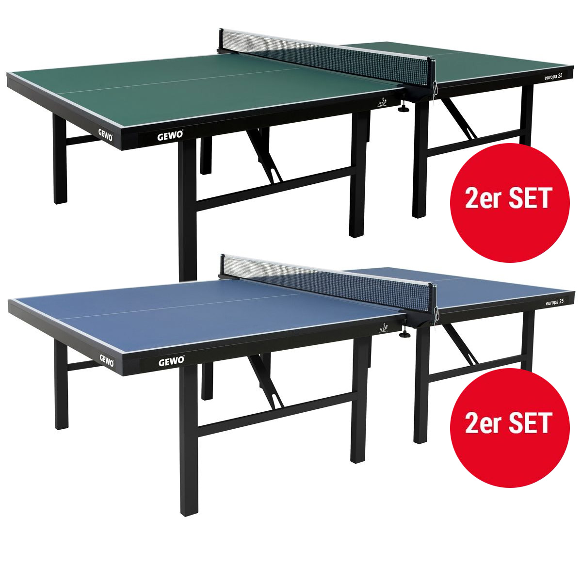GEWO Tisch Europa 25 2er Set