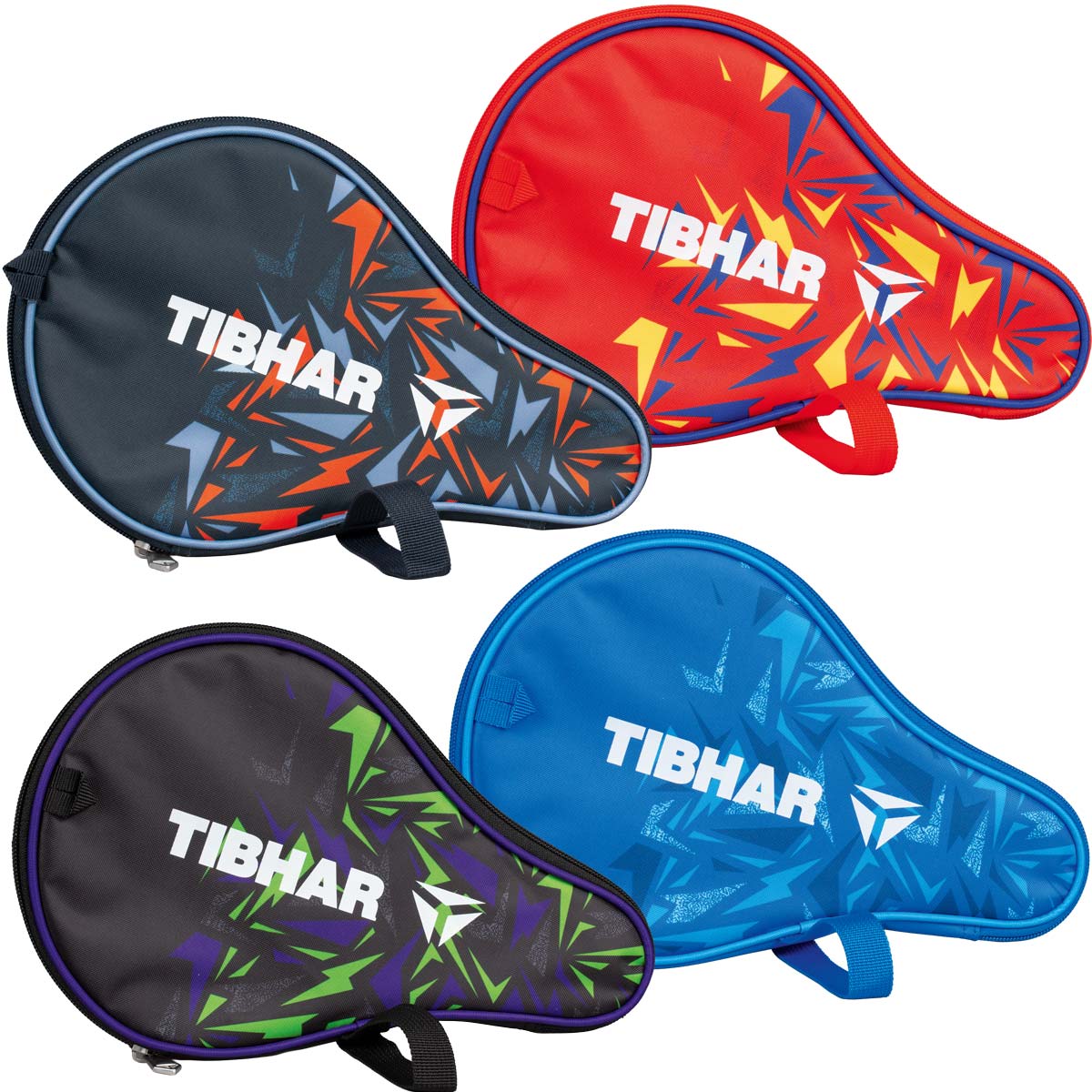 Tibhar Tischtennis Rundhülle Spectra mit Ballfach