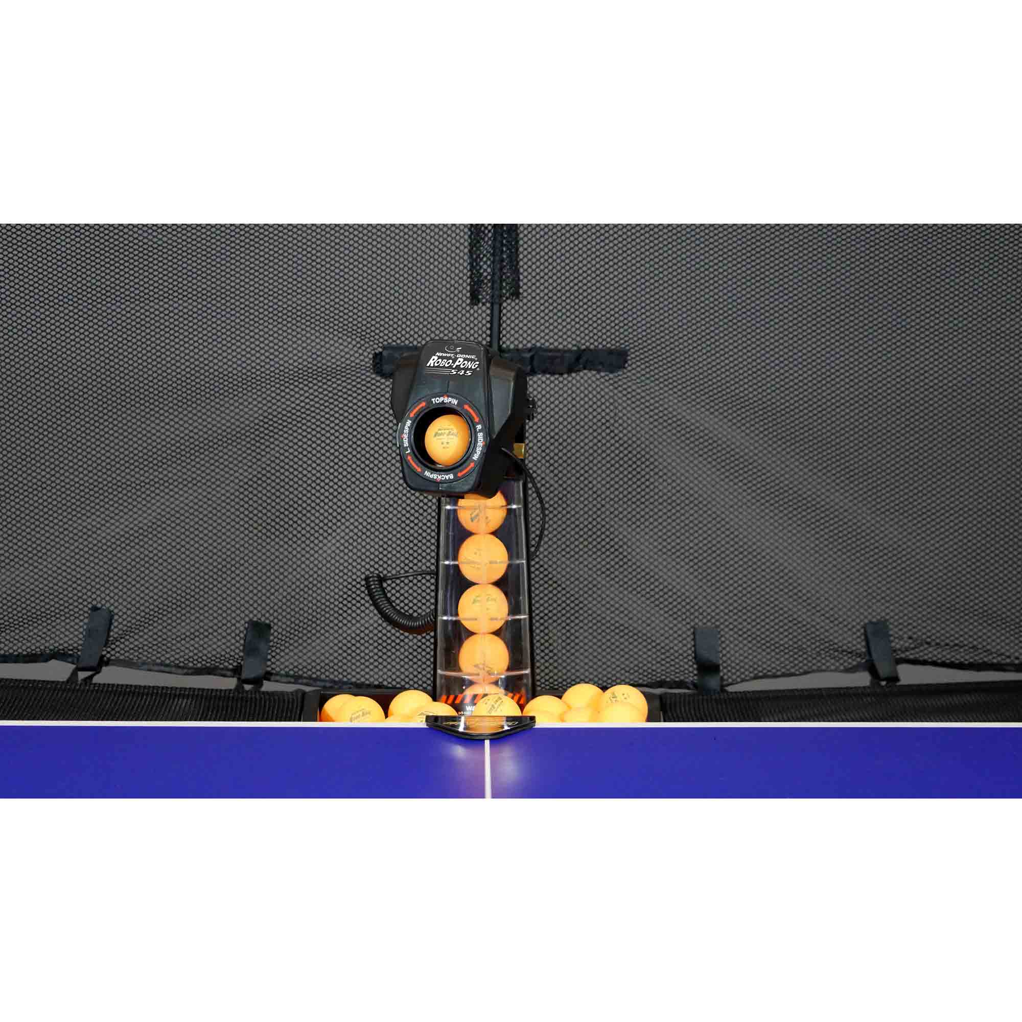 Donic NEWGY Robo-Pong 545 mit Versa Ballfangnetz inkl. 48 Donic Coach P40+ Bälle