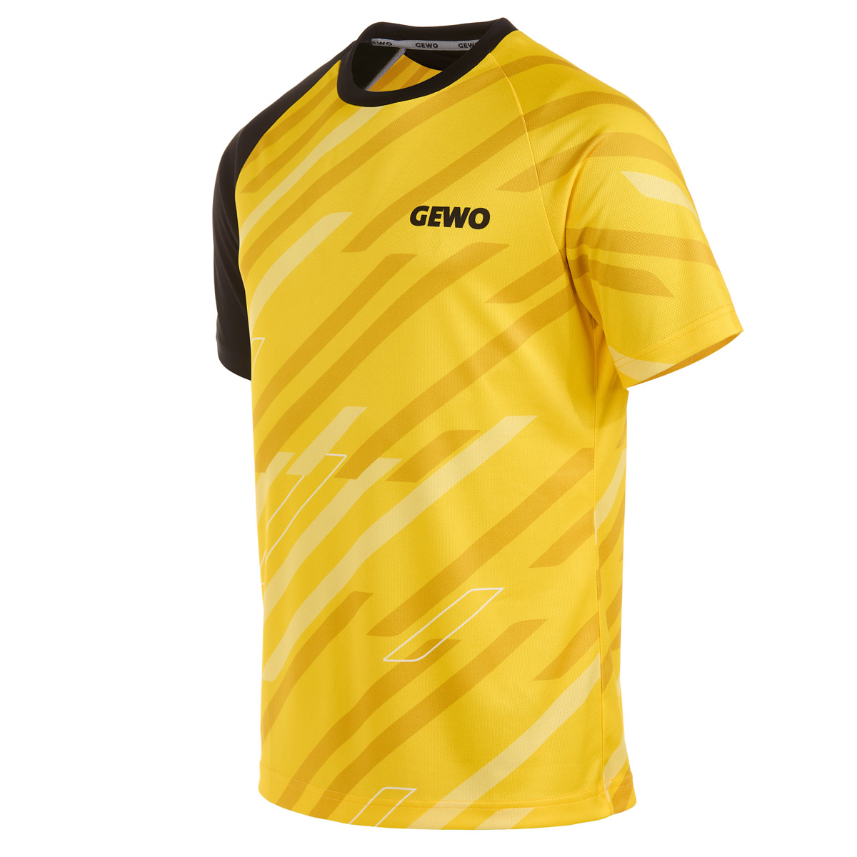 GEWO Ponza Rundhals-Shirt Ponza II gelb/schwarz XXS