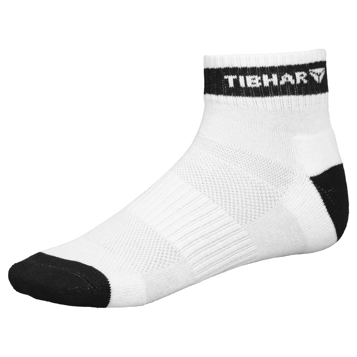 Tibhar Socke Basic 36-38 weiß/schwarz