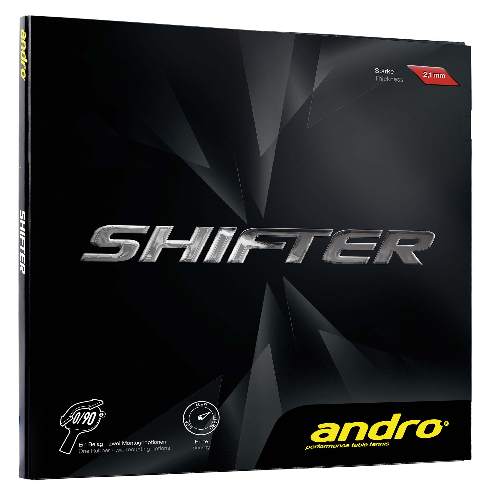 Andro Belag Shifter 1,9 mm schwarz
