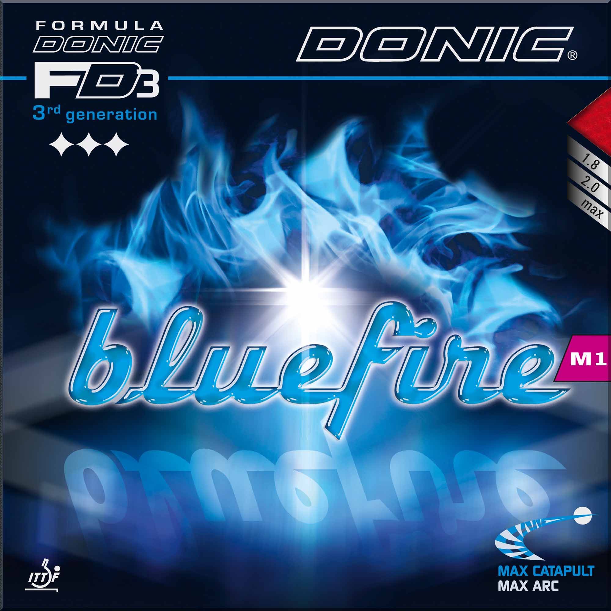 Donic Belag Bluefire M1 2,0 mm rot