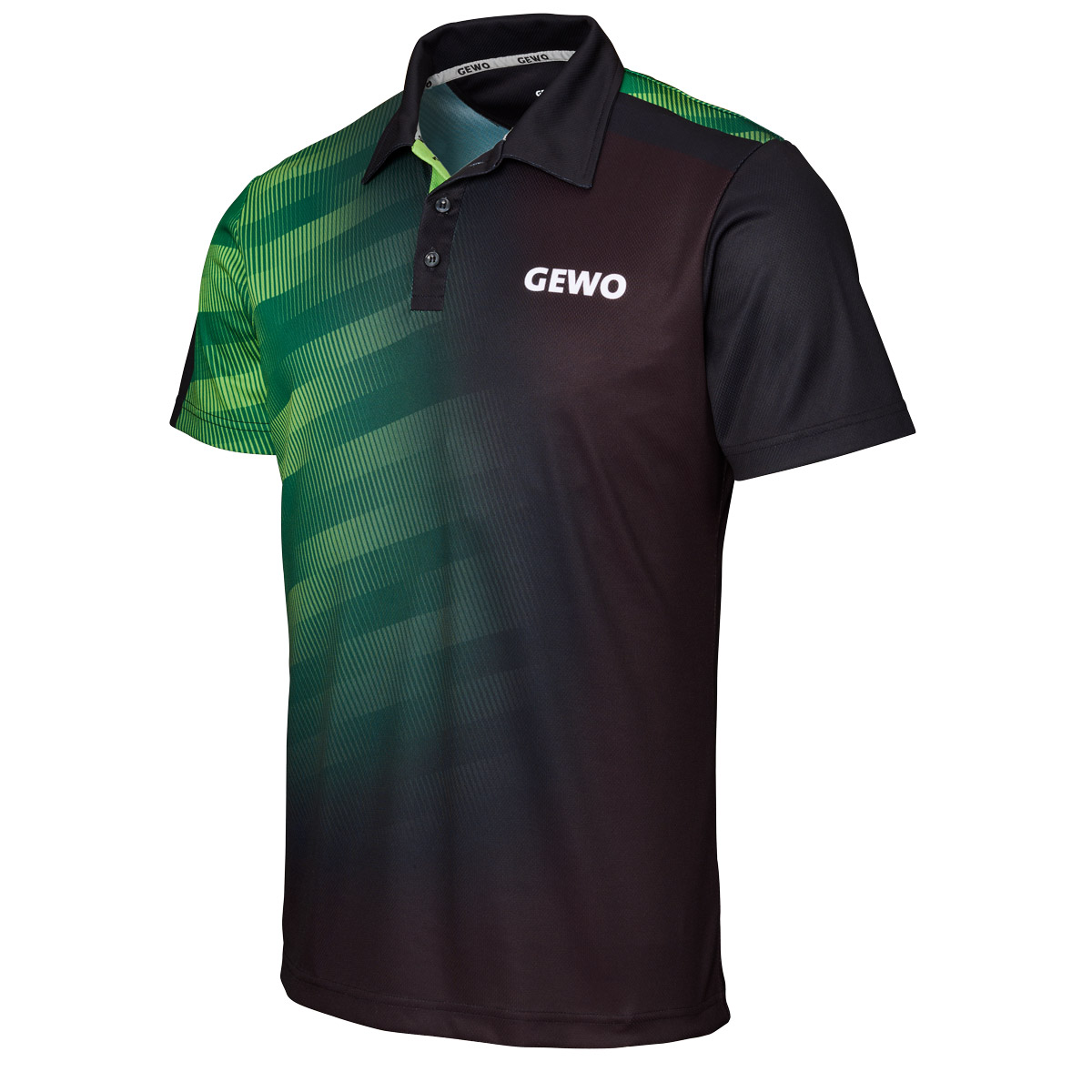 GEWO Poloshirt Tavira L schwarz/lime
