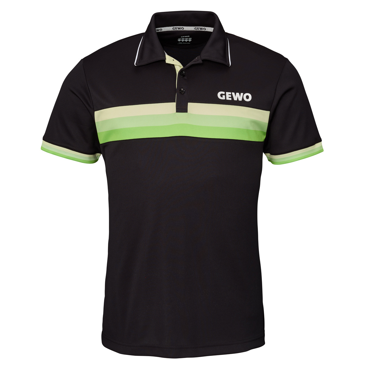 GEWO Poloshirt Santiago M schwarz/lime