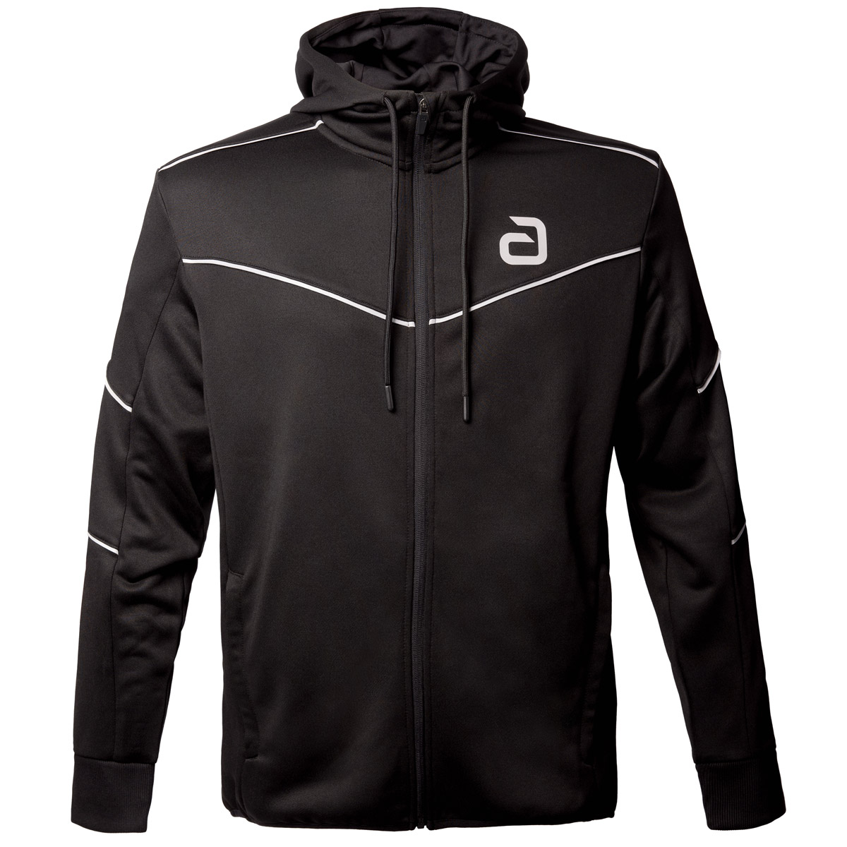 Andro Hoodie Doley grau/schwarz XL