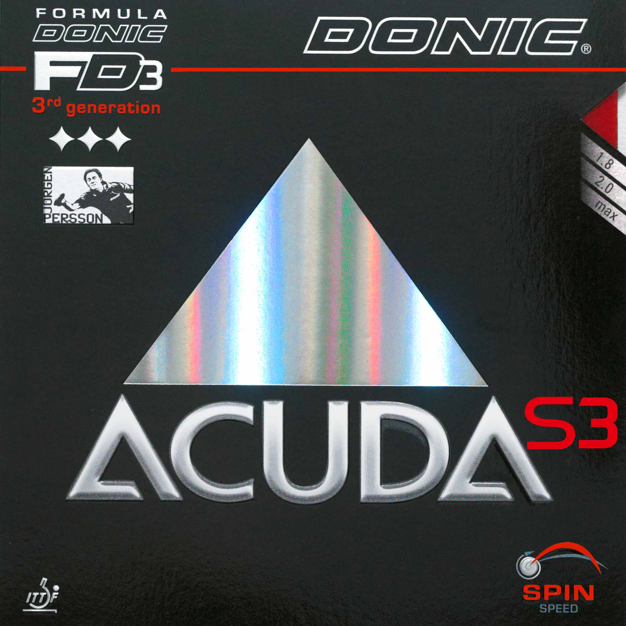 Donic Belag Acuda S3 2,0 mm rot
