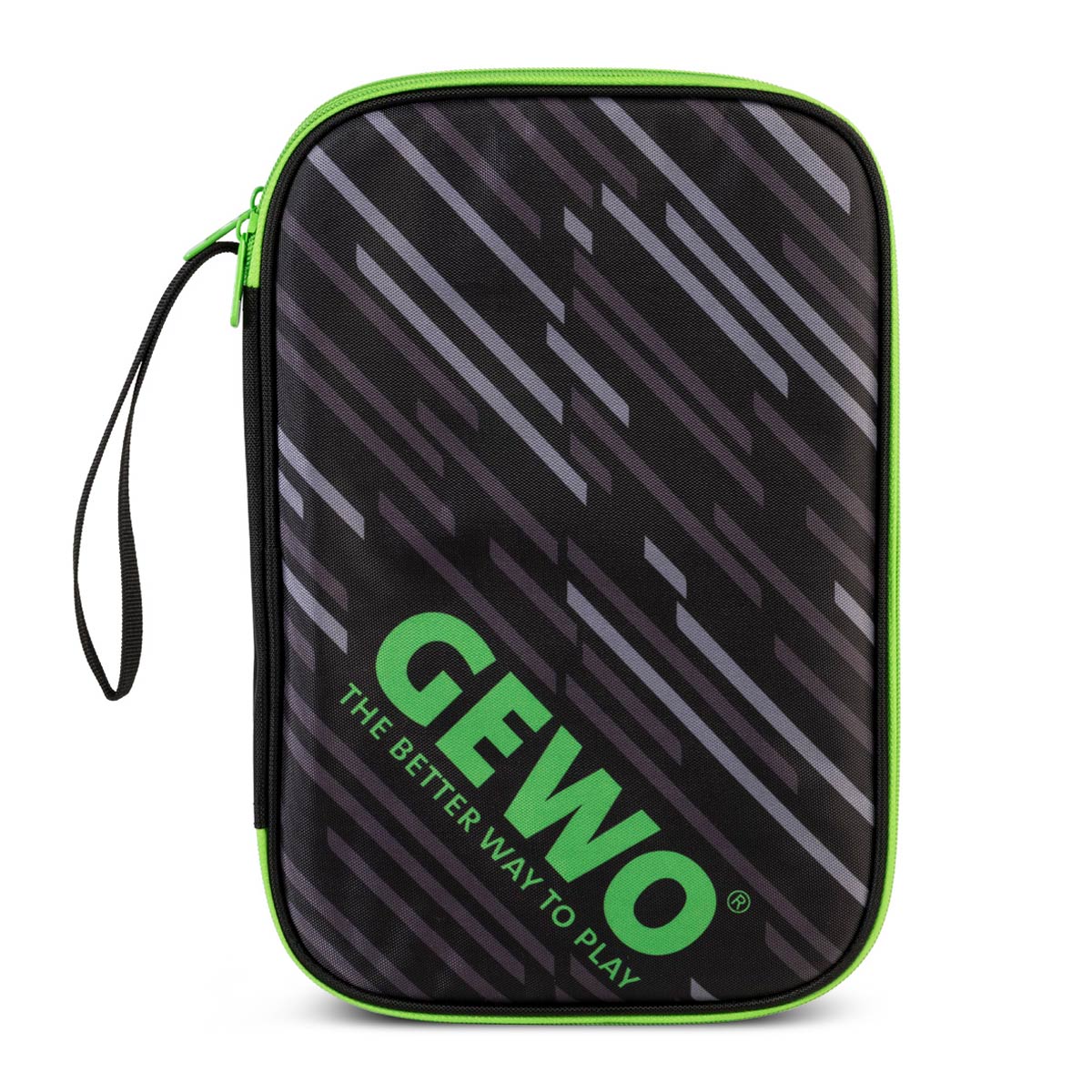 GEWO Doppelhülle Stripes schwarz/lime – Bild 3