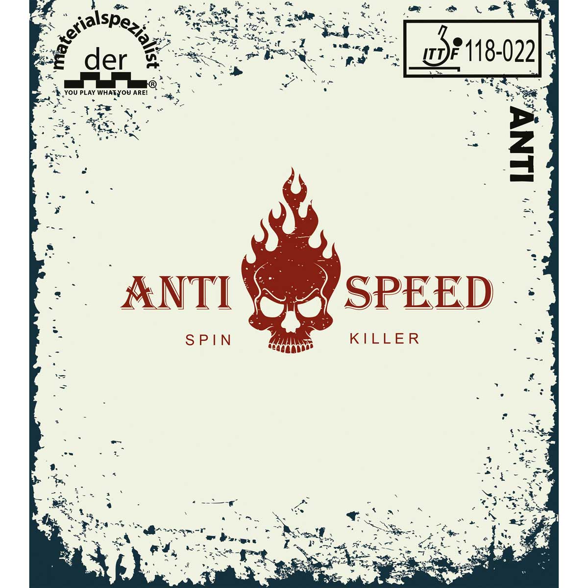 Der Materialspezialist Belag Anti-Speed