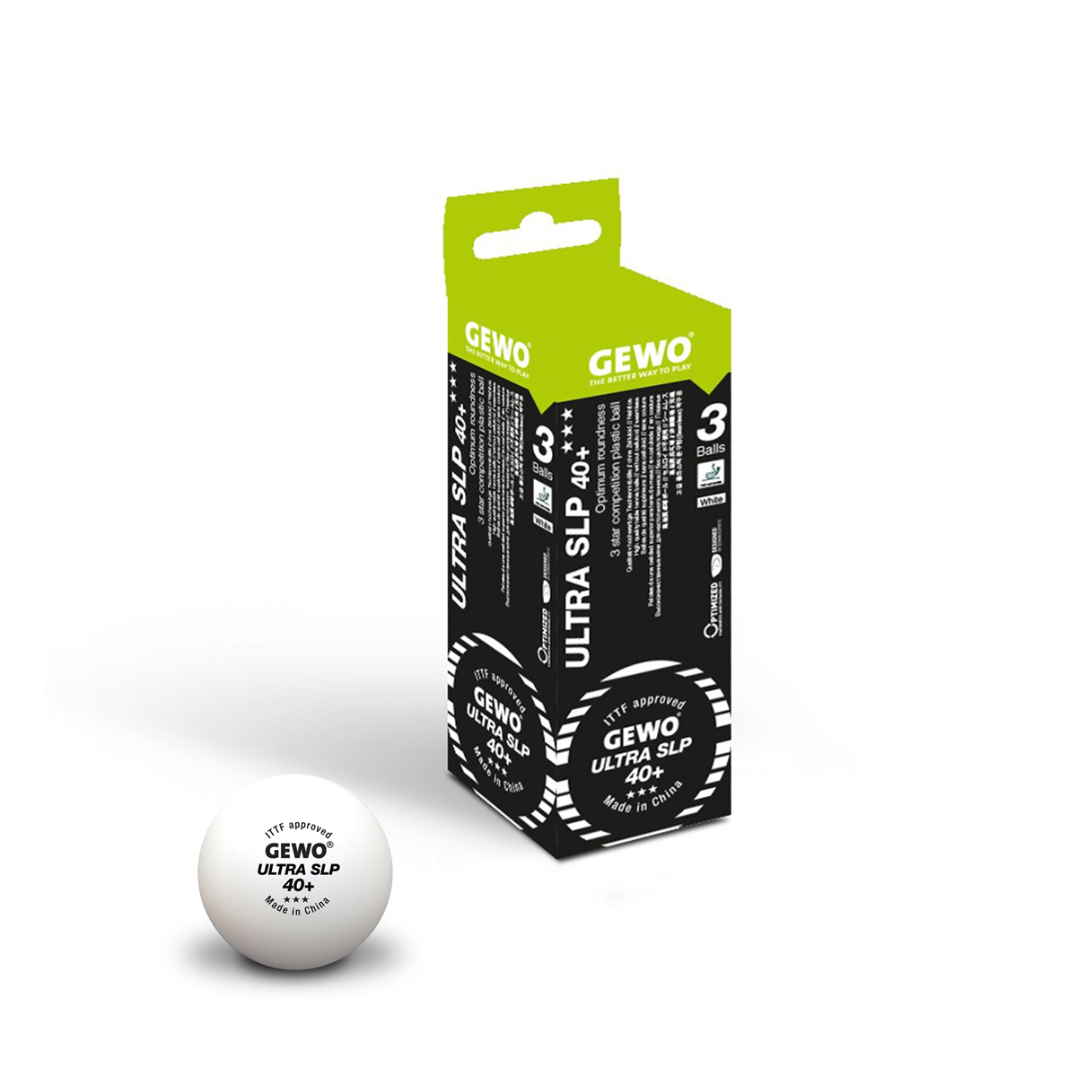 GEWO Ball Ultra SLP 40+ 3er