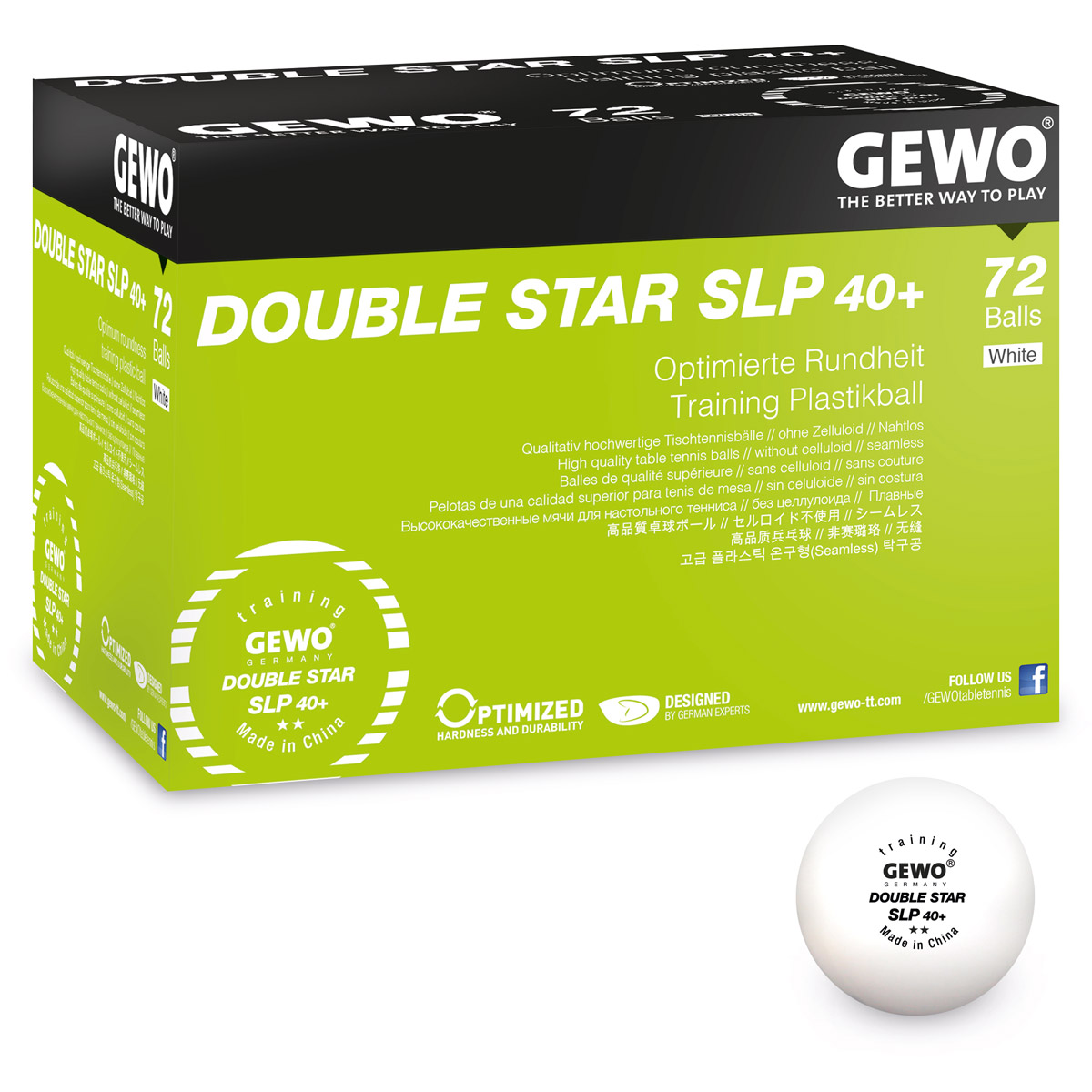 GEWO Ball Double Star SLP40+ 72er