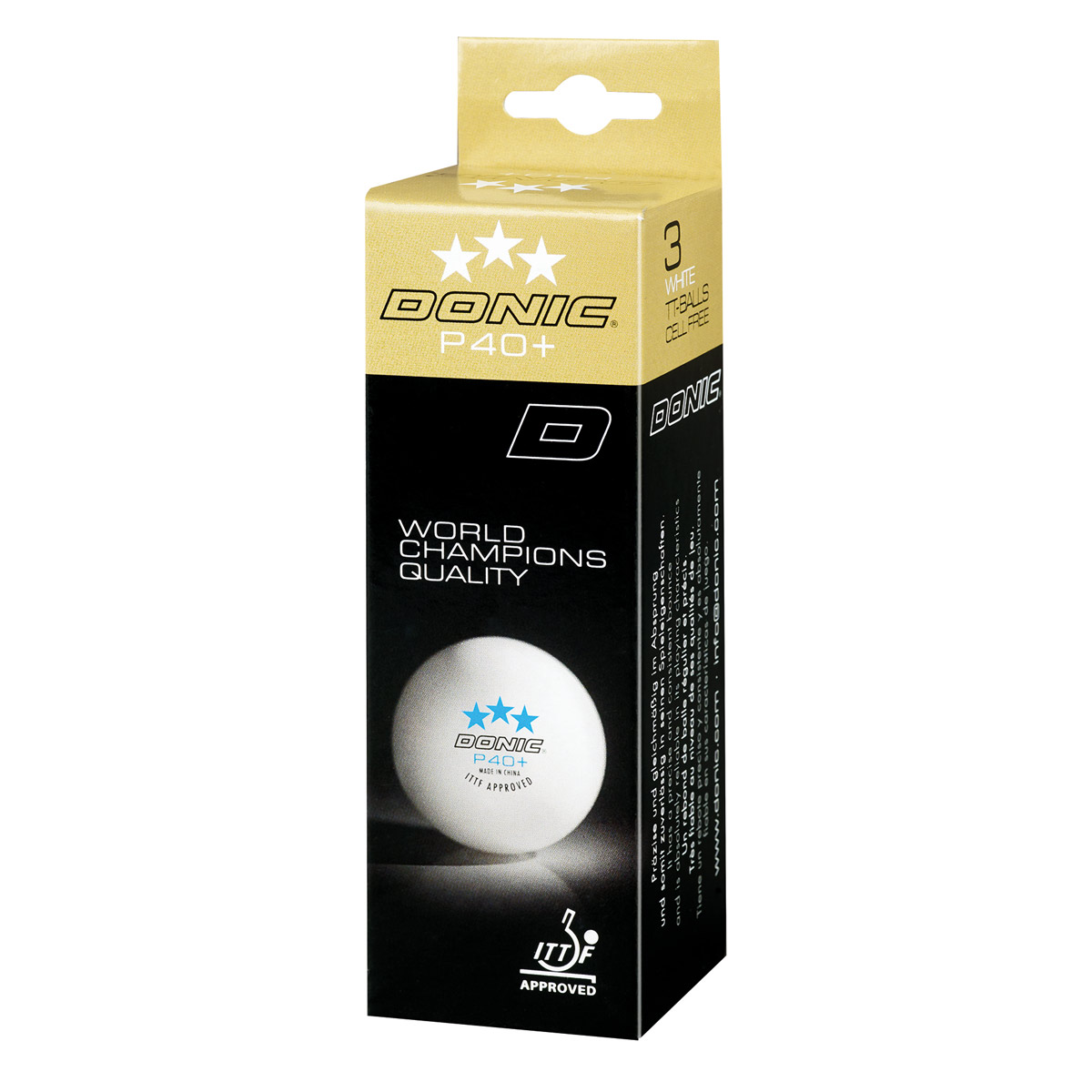 Donic Ball P40+ 3er