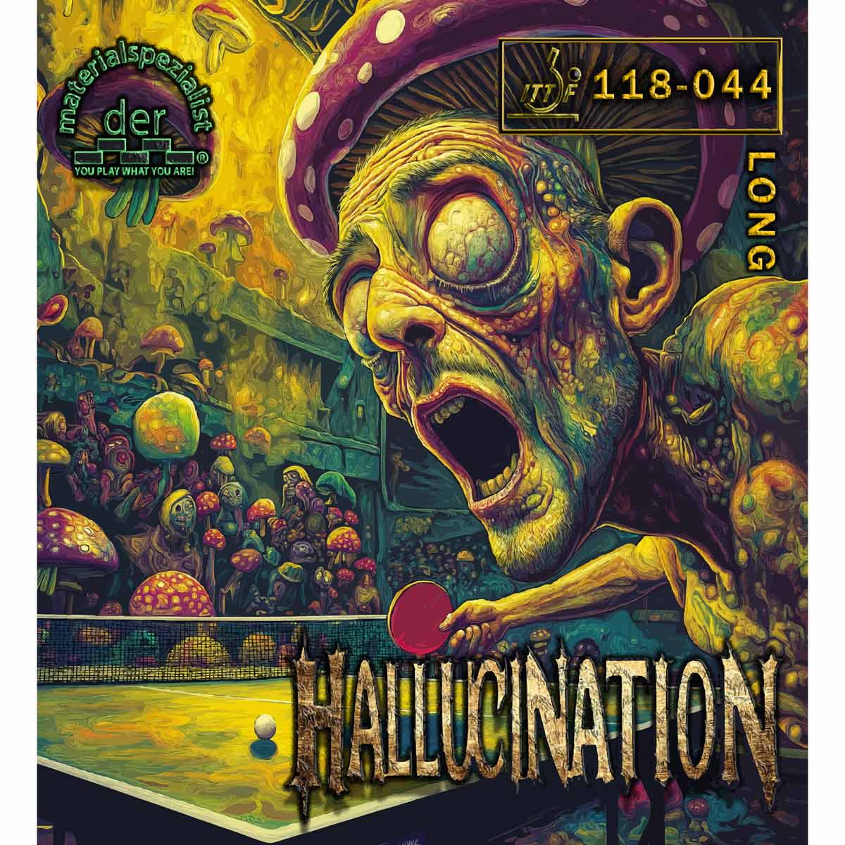 Der Materialspezialist Belag Hallucination OX schwarz