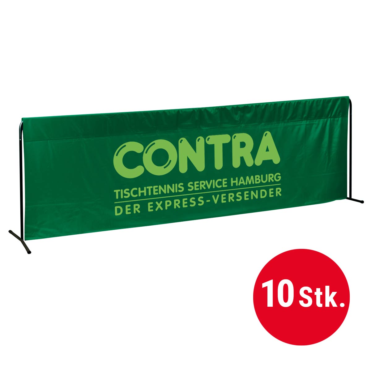 Contra Umrandung Basic 73 cm 10er Set (einseitig) grün