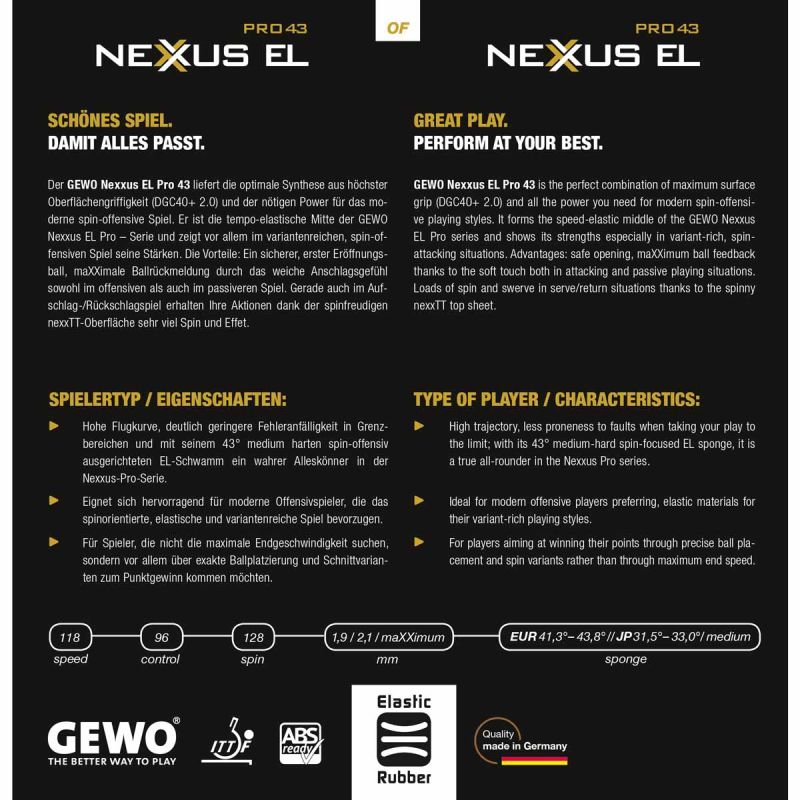GEWO Belag Nexxus EL Pro 43 – Bild 4