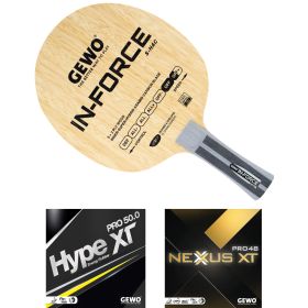 GEWO Komplettschläger In-force S-HAC OFF mit Hype XT Pro 50.0 & Nexxus XT Pro 48 konkav