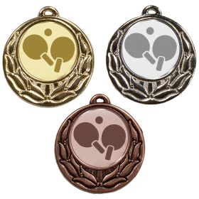 Medaille Rose mit Emblem 40mm