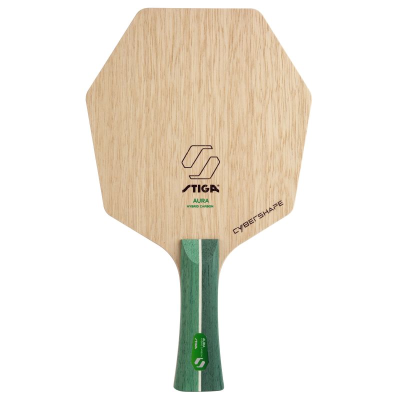 Stiga Holz Aura Hybrid Carbon Cybershape – Bild 4