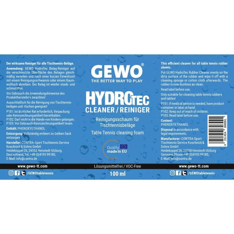 GEWO HydroTec Reinigungsschaum 100 ml – Bild 2