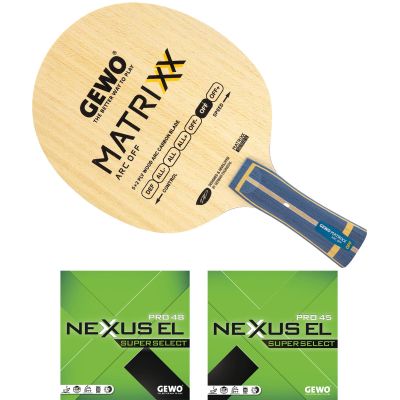 GEWO Schläger: Holz Matrixx ARC OFF mit Nexxus EL Pro 48 SuperSelect + 45