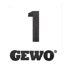 GEWO Rückennummern 1-6