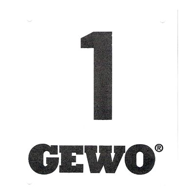 GEWO Rückennummern 1-6