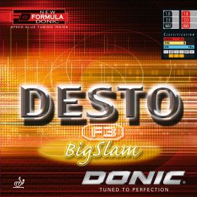 Donic Belag Desto F3 BigSlam 1,8 mm rot