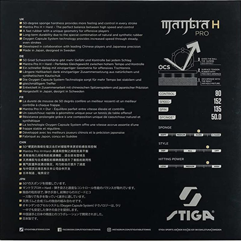 Stiga Belag MANTRA PRO H – Bild 2