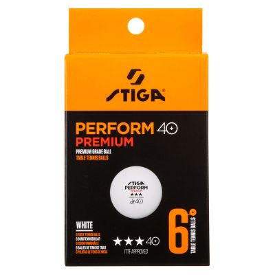Stiga Ball Perform Premium ABS 6er weiß