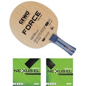 GEWO Komplettschläger Force ARC OFF mit Nexxus EL Pro 53 SuperSelect (VH) & Nexxus EL Pro 50 SuperSelect (RH) konkav