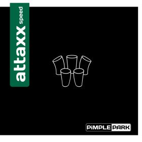 Pimple Park Belag Attaxx Speed 1,9 mm rot