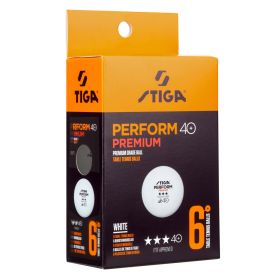 Stiga Ball Perform Premium ABS 6er weiß – Bild 2