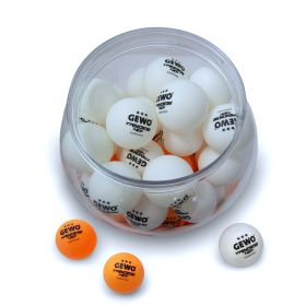 GEWO Trainingsball 40+ weiß/gelb gemischt 60er – Bild 3