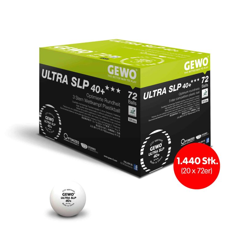 GEWO Ball Ultra SLP 40+ * 20 x 72er