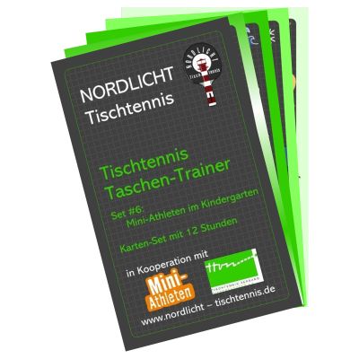Nordlicht-Tischtennis Taschen-Trainer: Mini-Athleten im Kindergarten